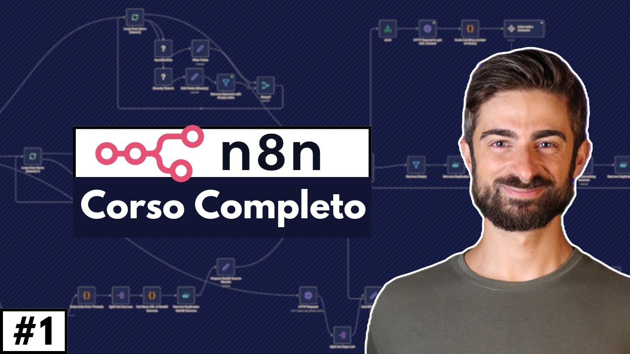 Corso n8n per Principianti - Setup e Primo Workflow 🚀 n8n Tutorial Italiano | Ep 1