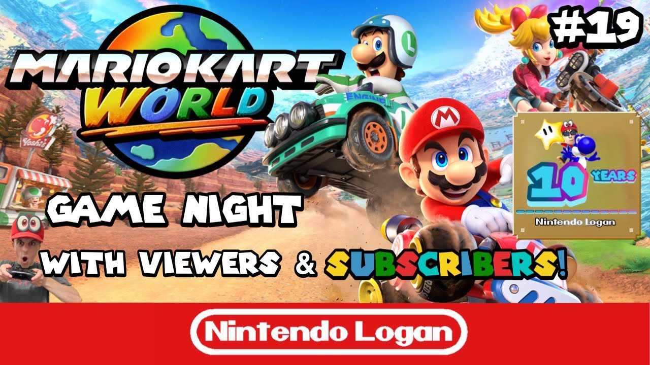 Mario Kart World Game Night with Viewers and Subscribers! #19 (Nintendo Switch 2)