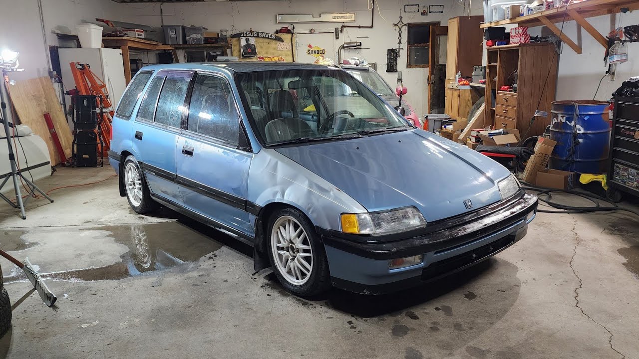 Купил ещё один полноприводный Civic Wagon на продажу. Мойка и детейлинг, возвращение в исходное с...
