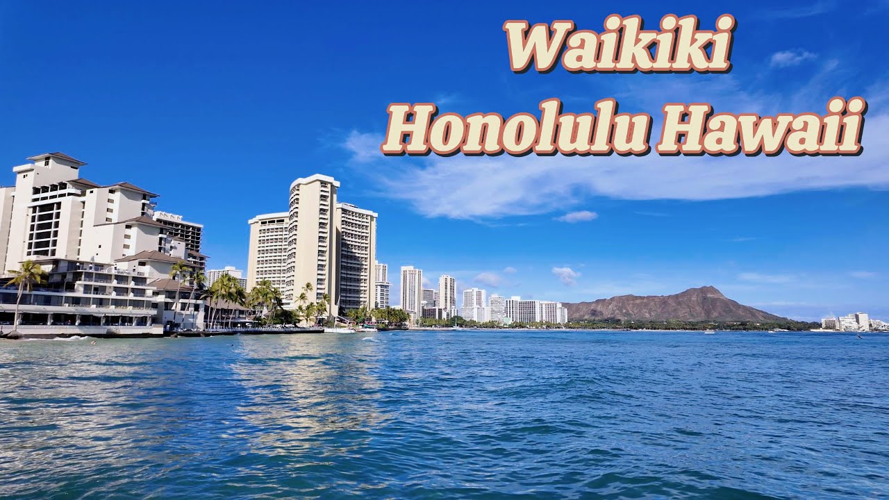 Waikiki Walking Tour – Beachfront Views & a Surprise Visitor (July 2025)