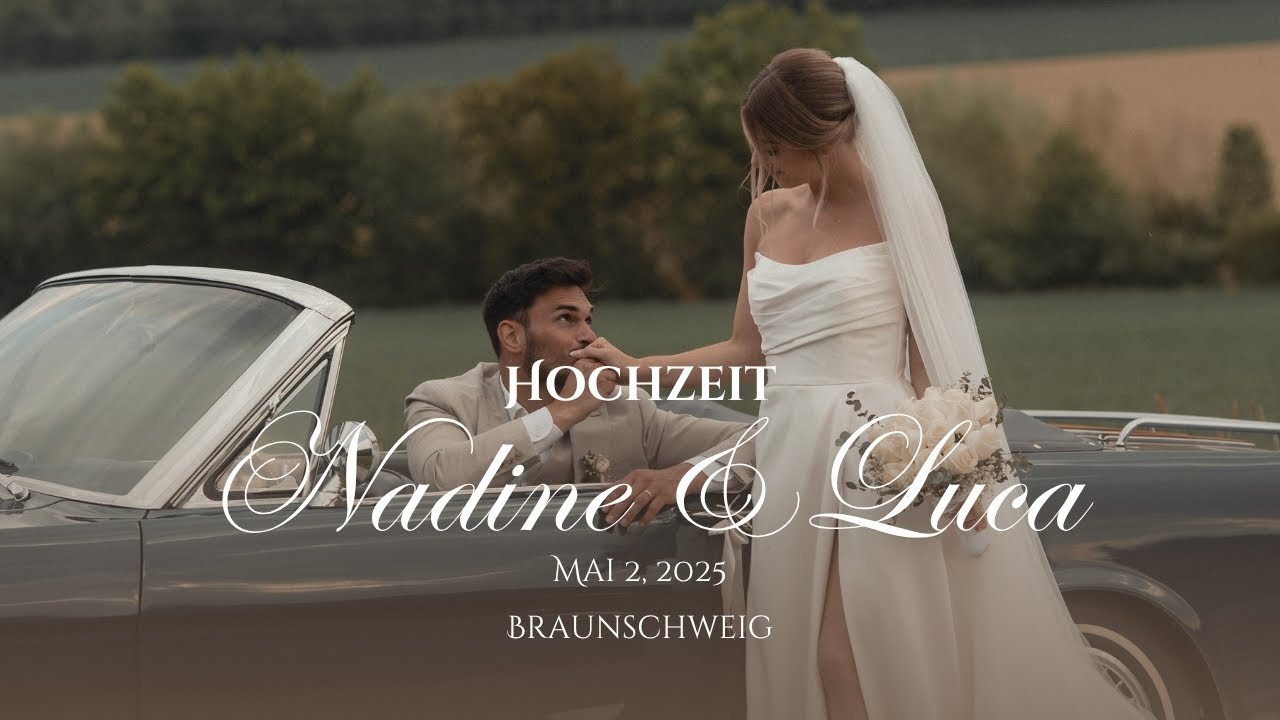 Cinematische Hochzeit, ALLEIN mit der Sony A7IV gefilmt. -Hochzeitsvideo Nadine & Luca