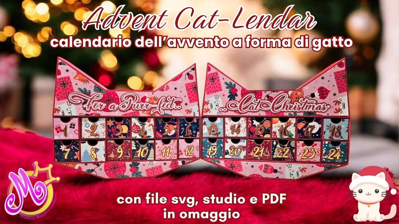 ADVENT CAT-LENDAR 2025 - il calendario che ogni amante dei gatti vorrebbe avere!!