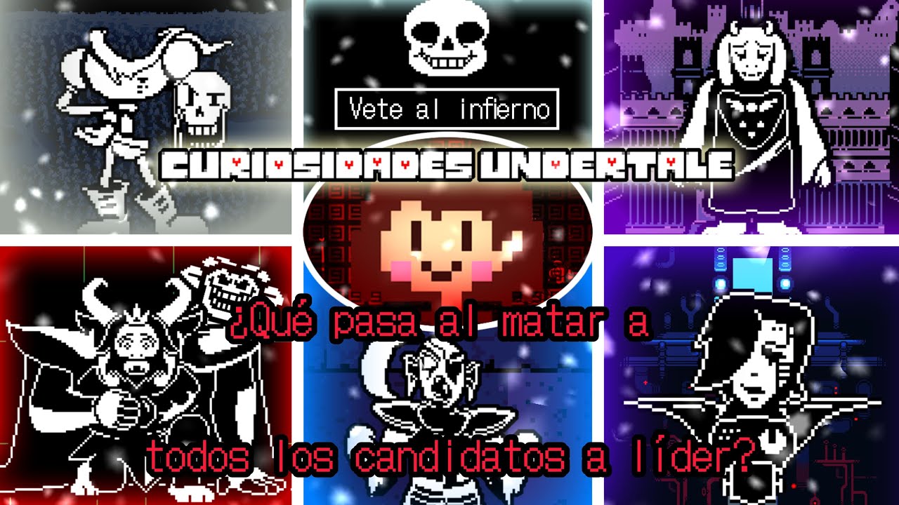 CURIOSIDADES UNDERTALE: ¿Que sucede si matas a todos los posibles candidatos a líder?
