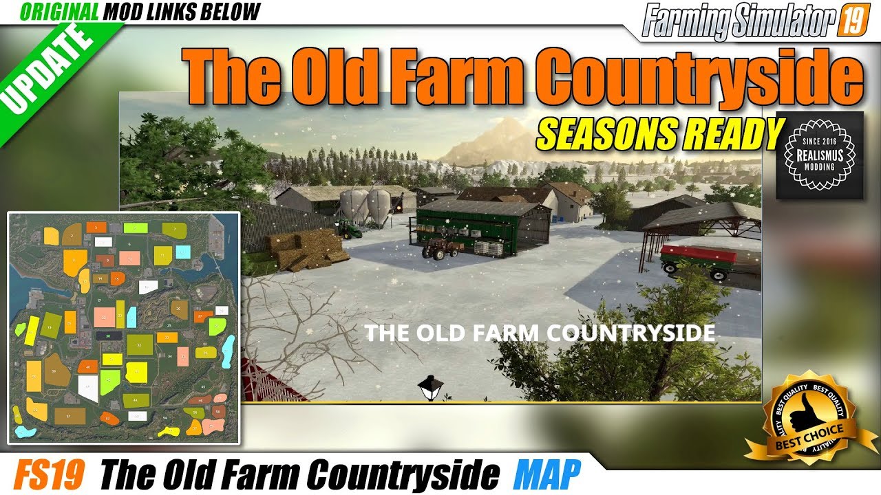 FS19 | The Old Farm Countryside MAP v2.5 - review
