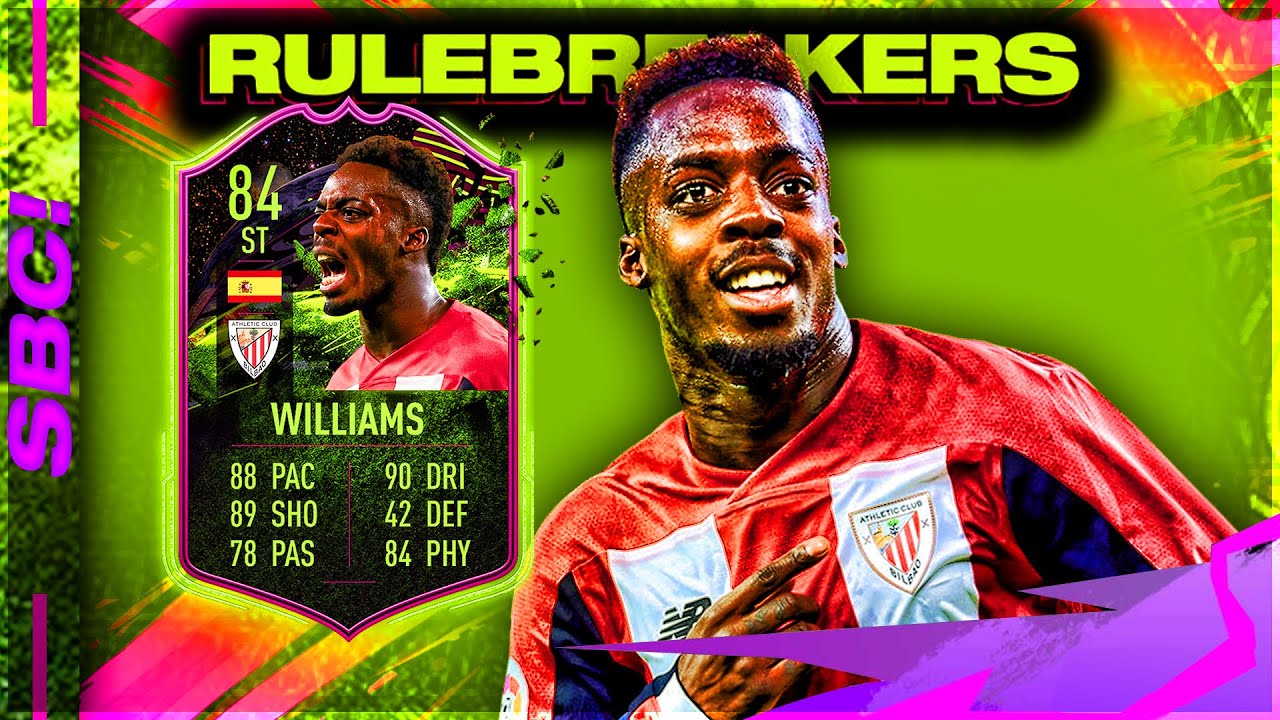FIFA 21/ INSANE 84 RATED RULEBREAKERS INAKI WILLIAMS SBC COMPLETED!!!!!