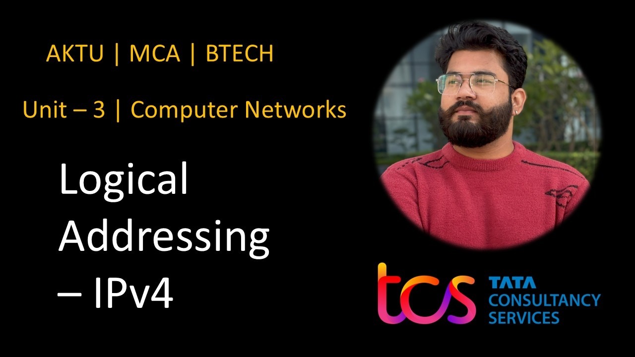 Logical Addressing - IPv4 | Computer Networks | Unit - 3 | Lecture - 6