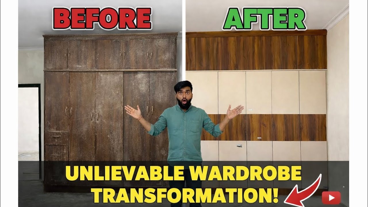 Budget Wardrobe Makeover| Before & After Shocked Reaction |Lucknow 