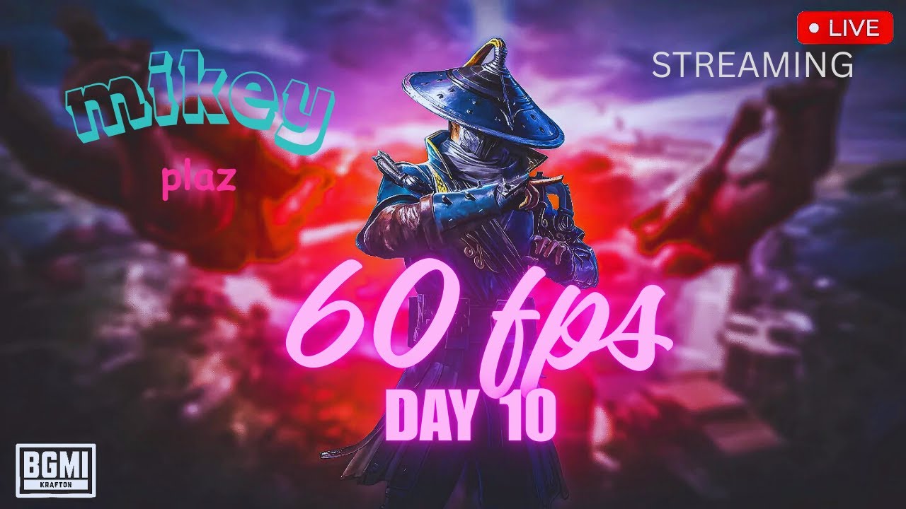DAY 10 BGMI LIVE 😎 Let’s Dominate Today