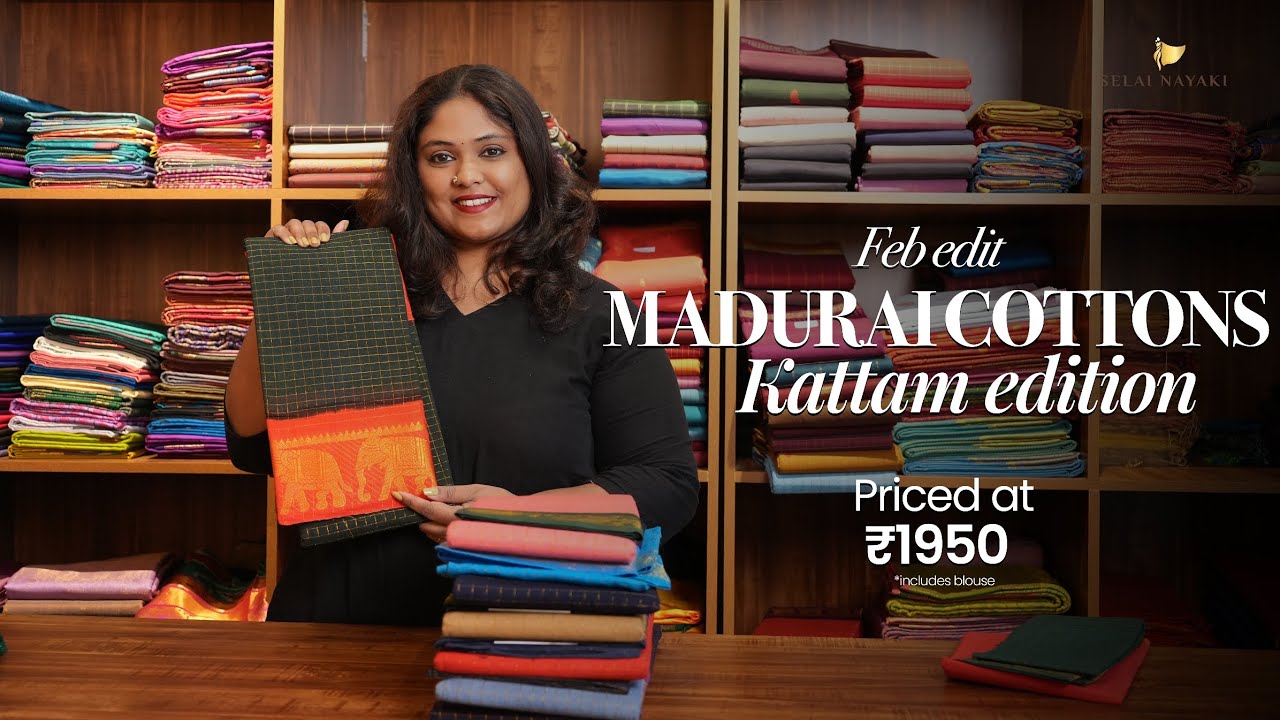 Selainayaki | Madurai Cottons Zari Kattam 