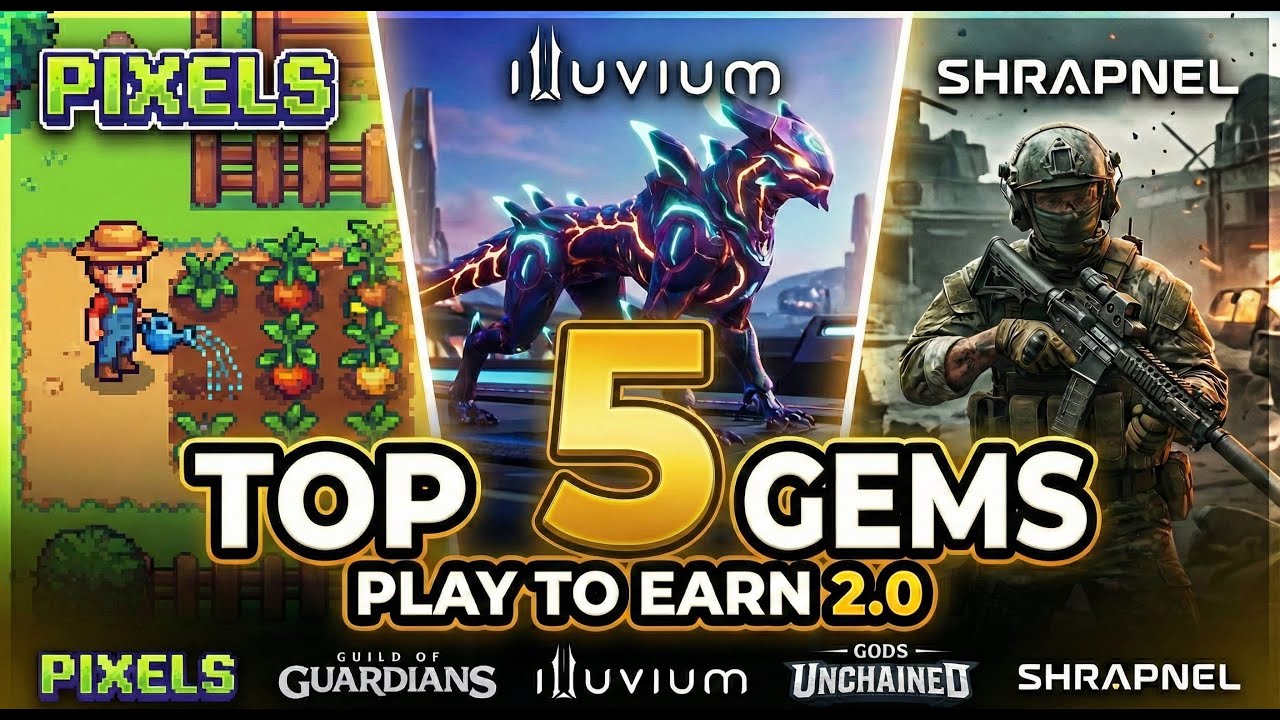 Top 5 Web3 Play-to-Earn Games You Can Earn Crypto From in 2026