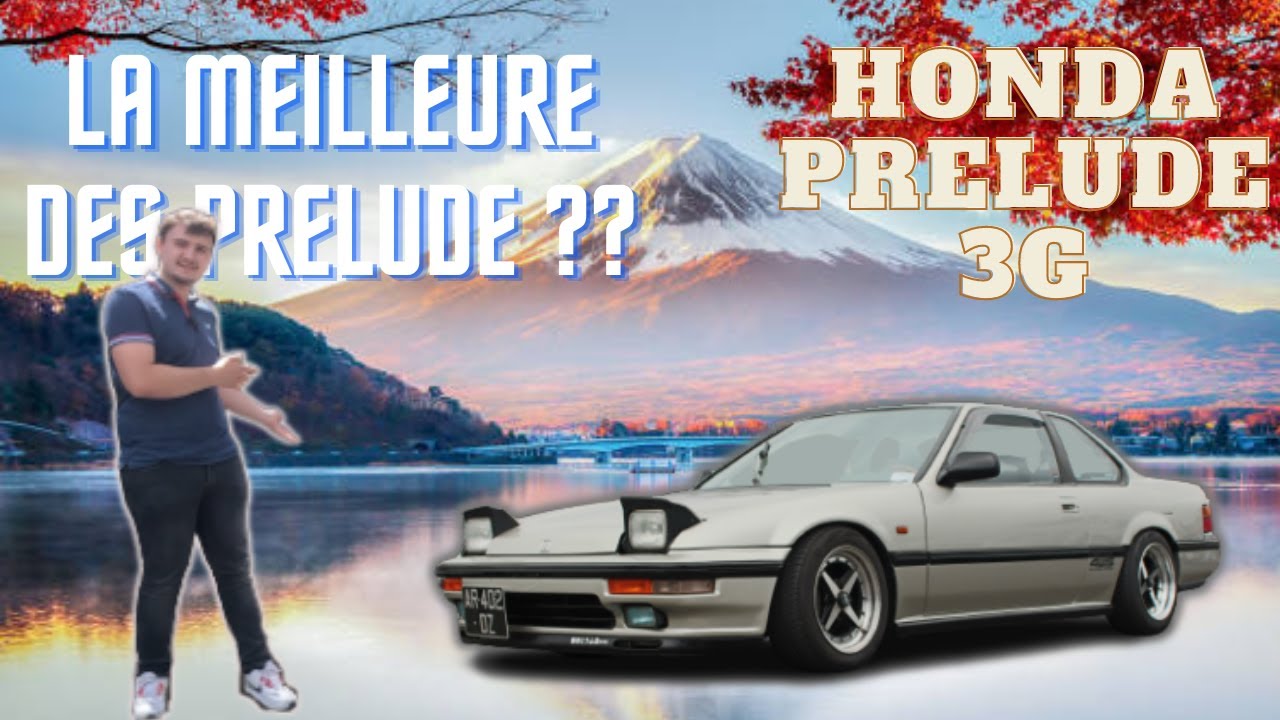présentation: honda prelude 3g (1989) :  elle a sauvé la marque Honda #honda #4ws #prelude
