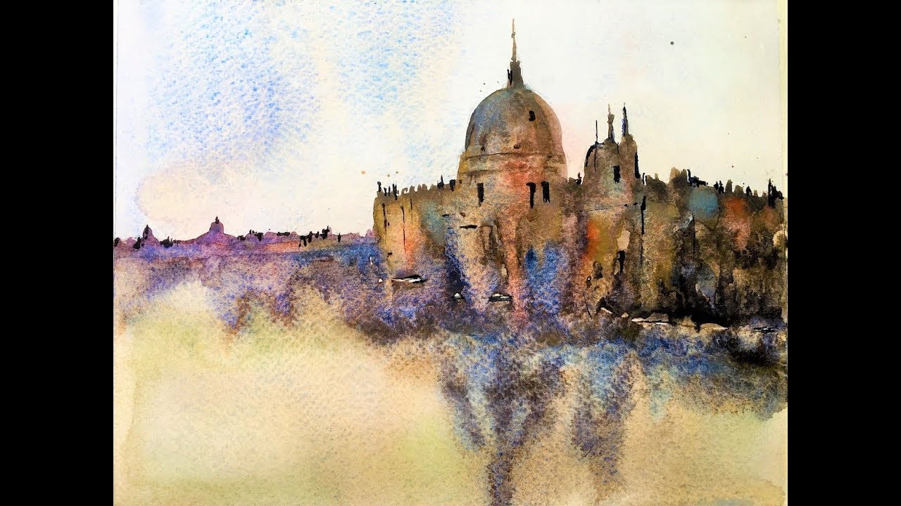Venice Italy and Grand Canal Watercolor Painting in a Loose & Free Style - with Chris Petri
