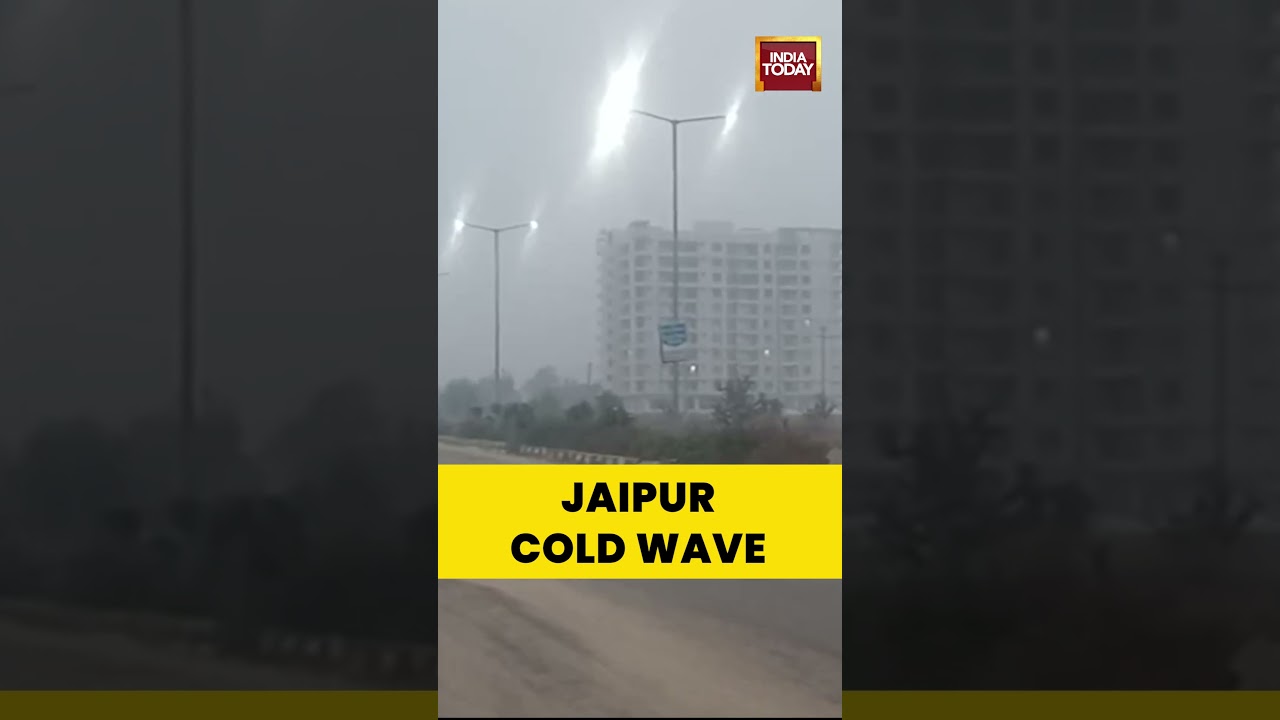 Thin Fog Covers Jaipur Amid Cold Wave in Rajasthan