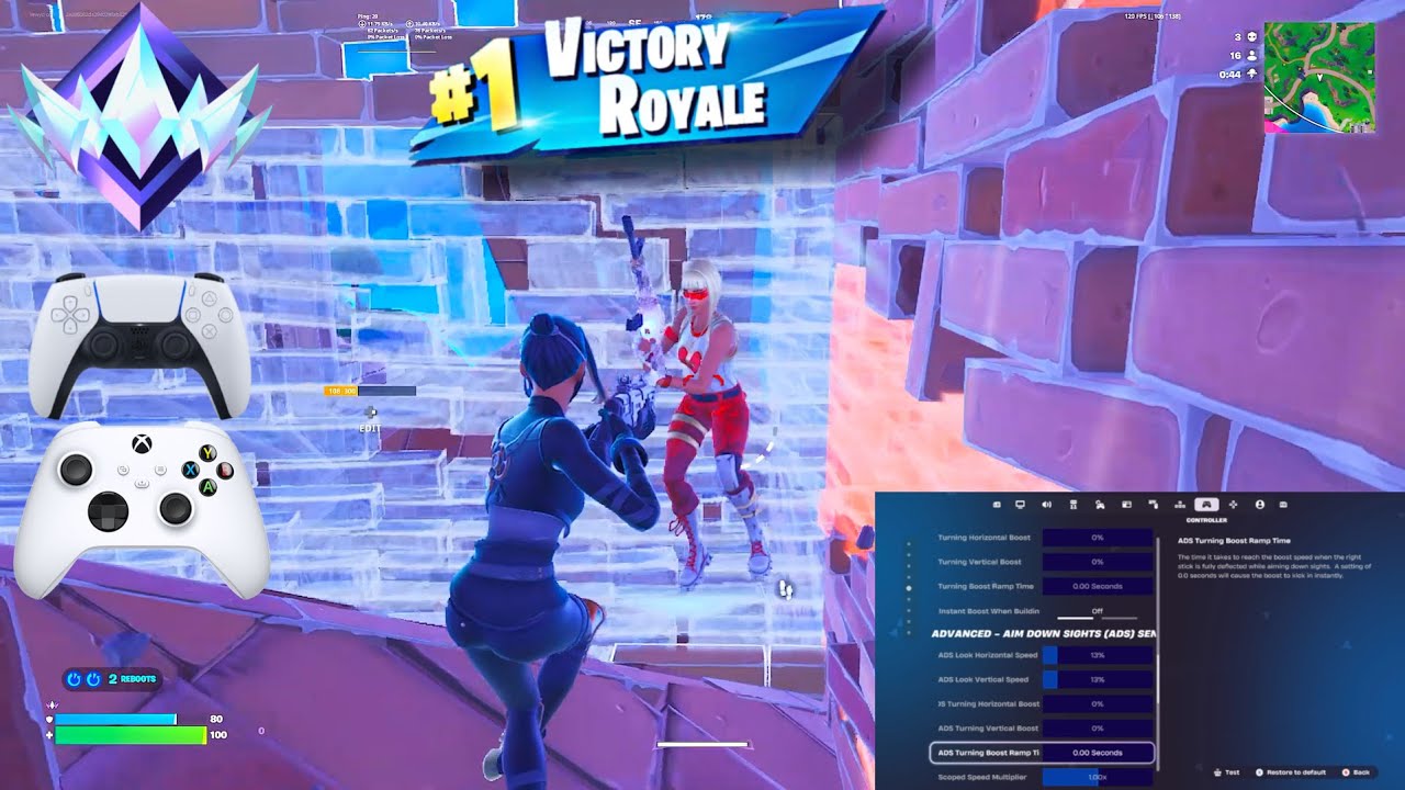 *NEW* Best Controller Settings + Sensitivity For Fortnite Chapter 7! (PS4/PS5/XBOX/PC)