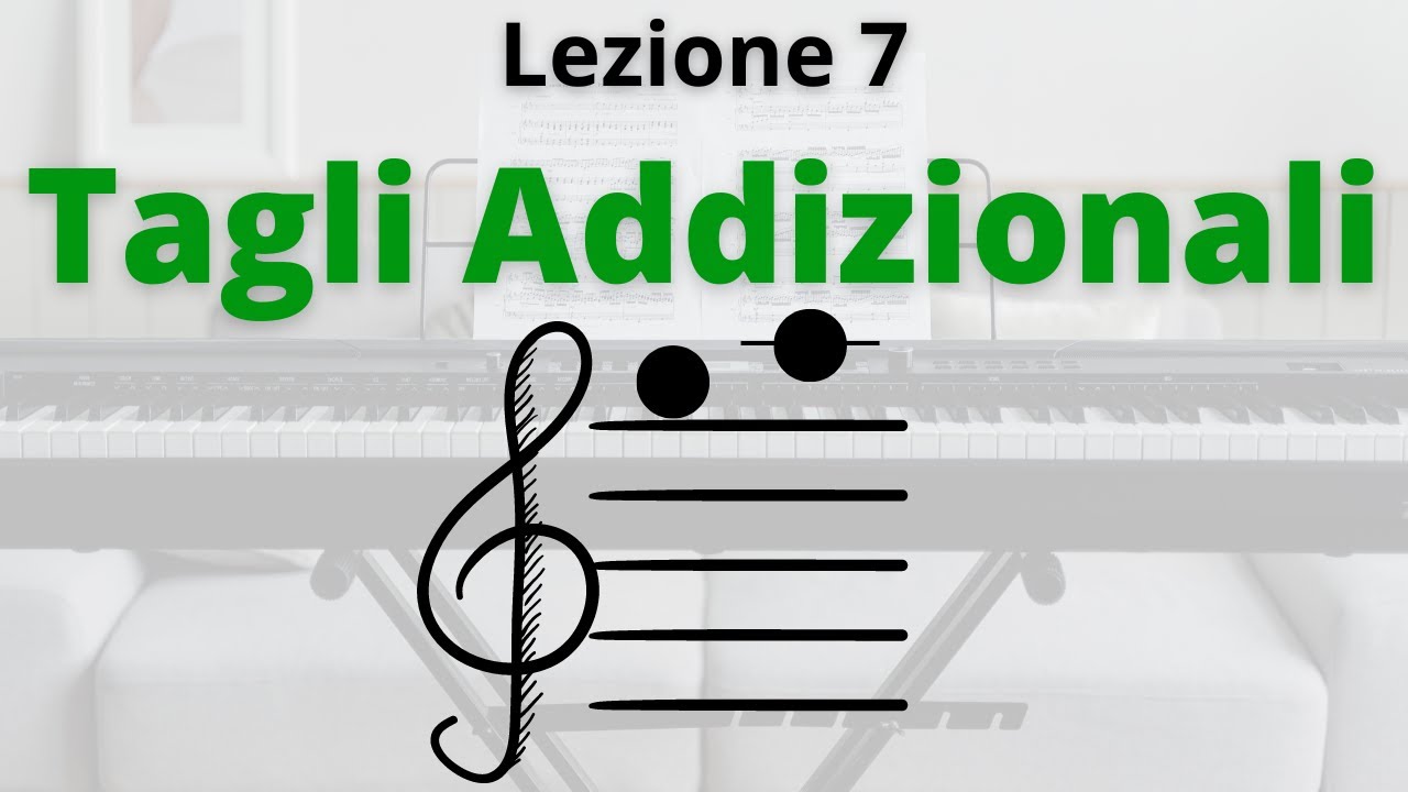 Come leggere le note musicali 7: Tagli addizionali