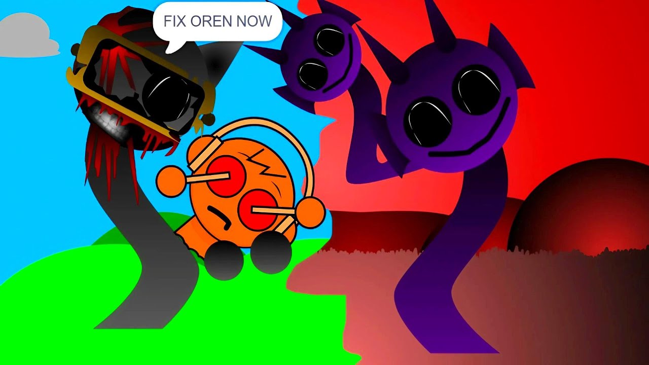 Sprunki meets Phase 3 but all are durple remix 2 part 2 | Animation Meme