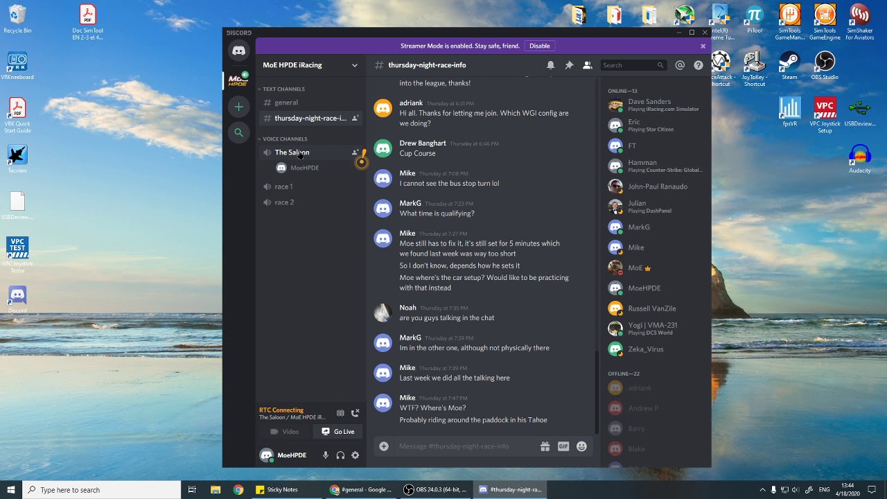 How to install and setup discord for our iRacing League