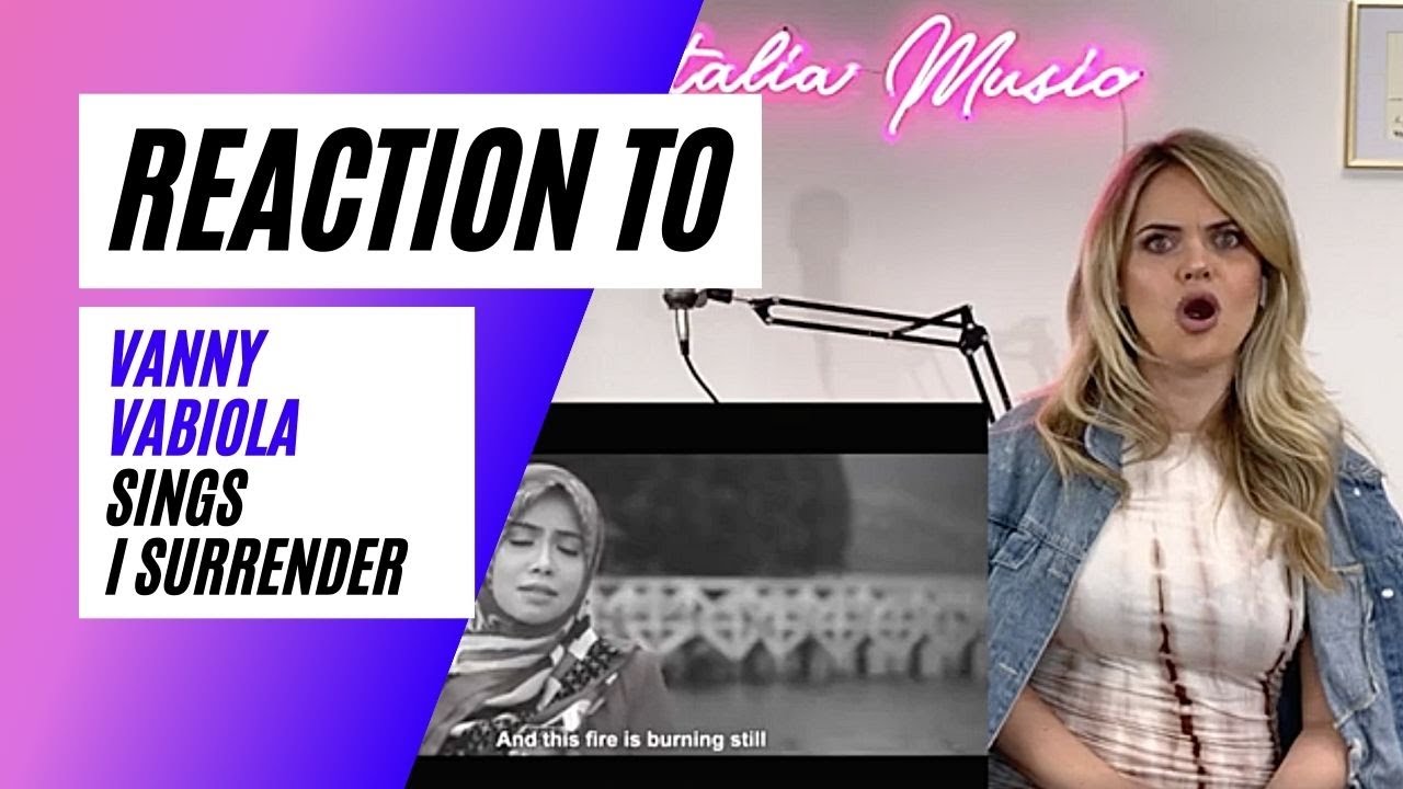 Voice Teacher Reacts to  VANNY VABIOLA sing I Surrender