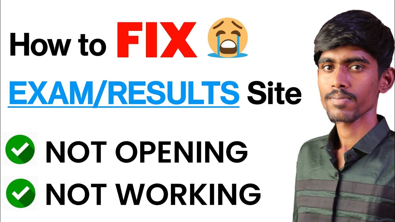 FIX result site not opening | Result site not working | Exam site not working solve server Problem