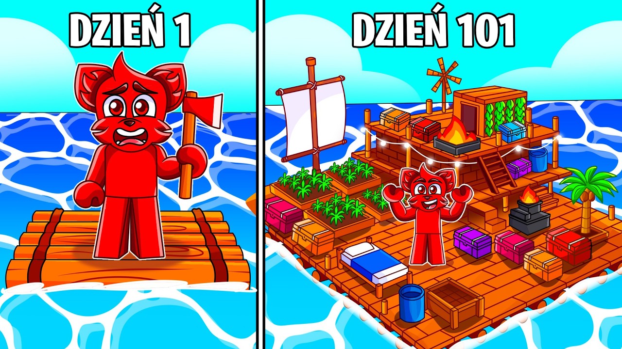 PRZETRWAJ 101 DNI na TRATWIE w Roblox!