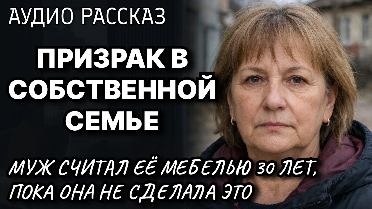 Призрак в собственной семье: Муж считал её мебелью 30лет, пока она не сделала ЭТО /Жизненные истории