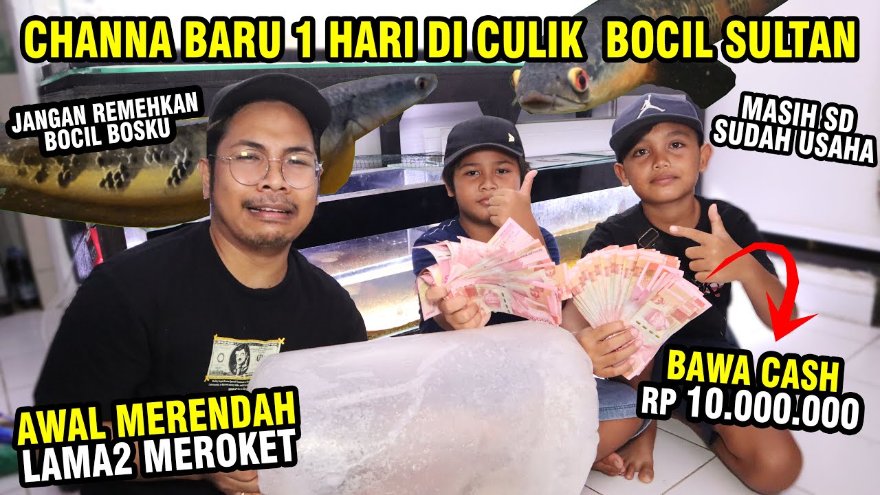 BOCIL BAWA CASH 10 JUTA! NAWAR IKAN CHANNA BOS BOS QU EDAN BANGET!!!