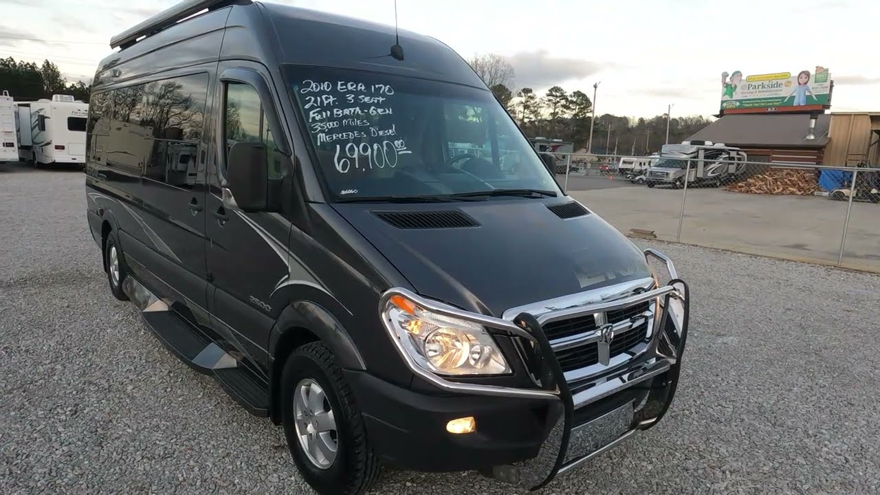 SOLD! 2010 Winnebago Era 170R Class B, Mercedes Benz Diesel, 37K Miles, 19+ MPG! Gen., $69,900