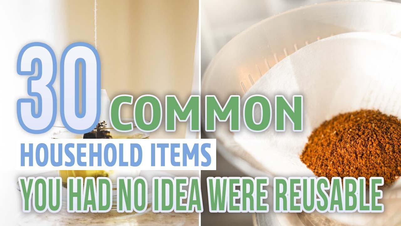 30 Common Household Items You Had No Idea Were Reusable