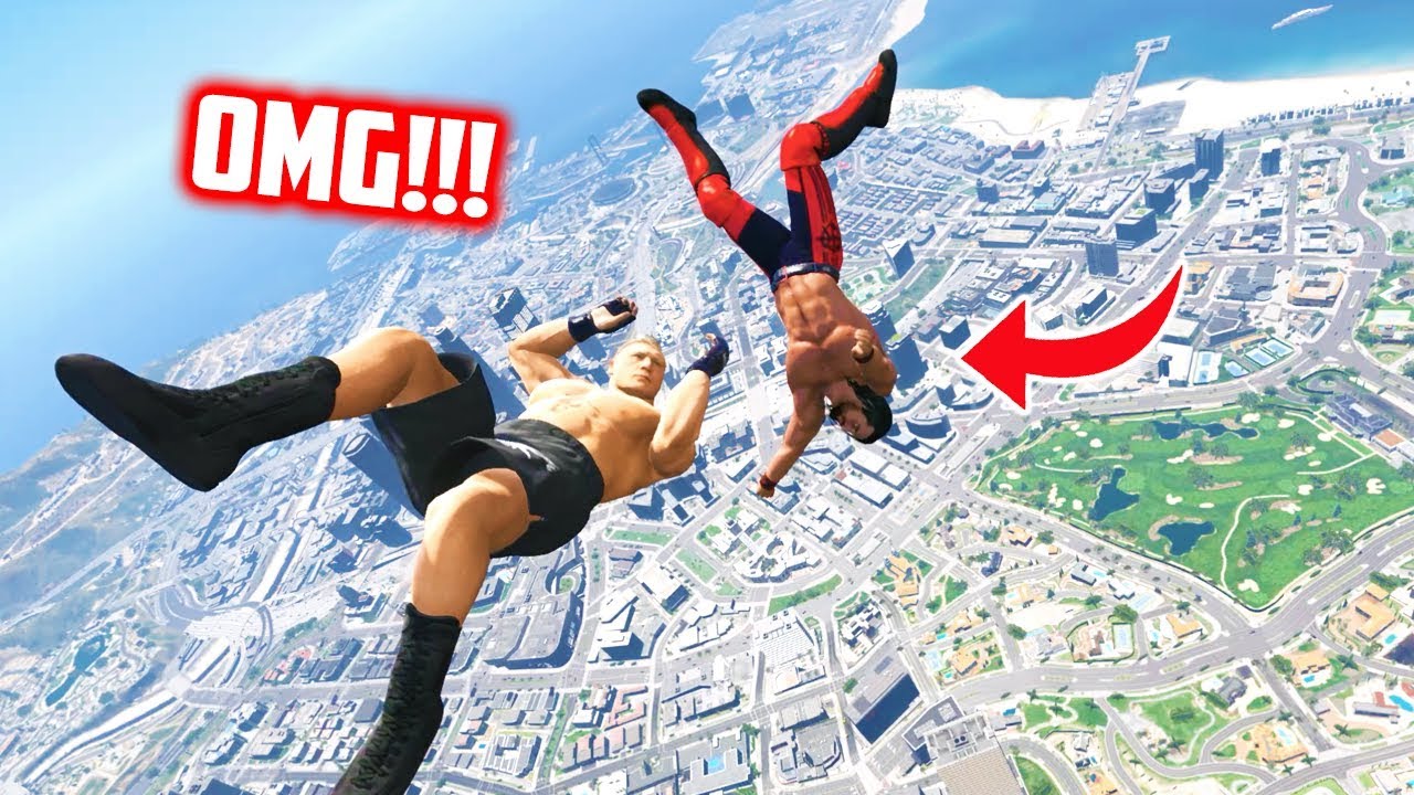 GTA 5 EXTREME WWE MOMENTS #18 (GTA V WWE Ragdolls and Wrestling)