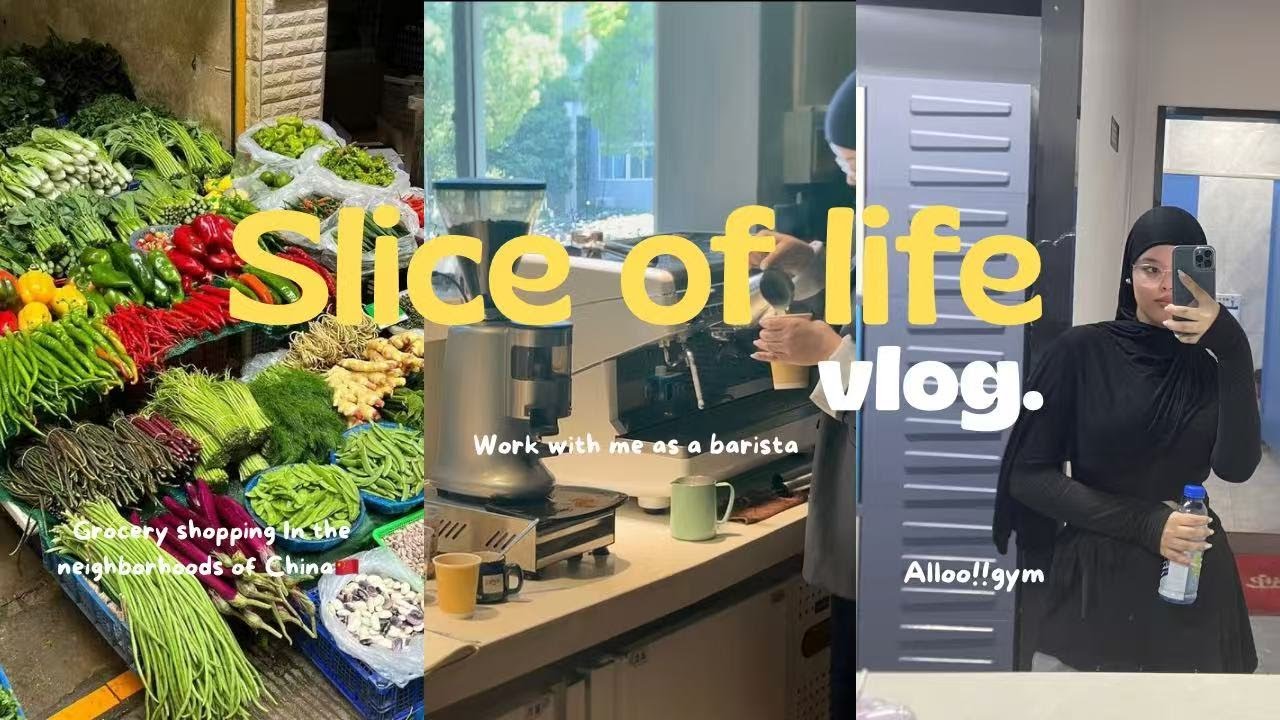 UNI VLOG 💻| grocery day, Barista ,gym… اخيرا رجعت لاصال ،الخدمة و القرايا كطالبة 👩🏽‍💻