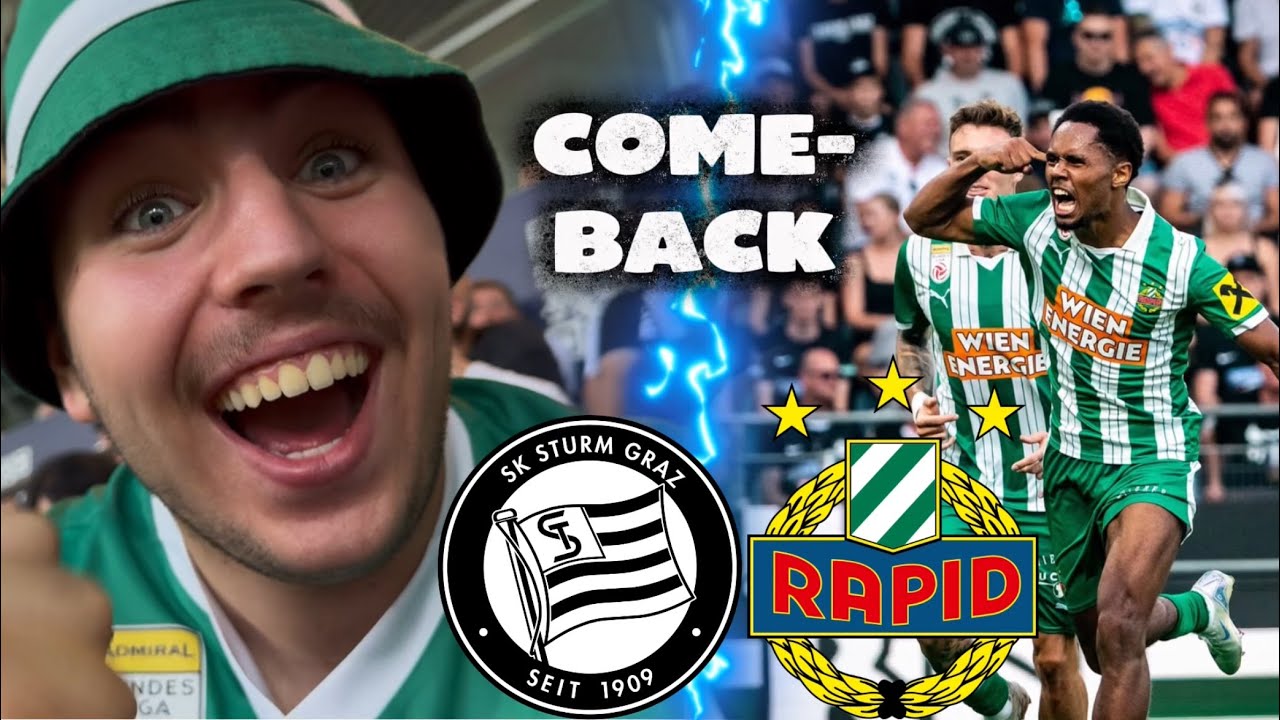 AUFHOLJAGD IN GRAZ / Sturm Graz vs Rapid Wien