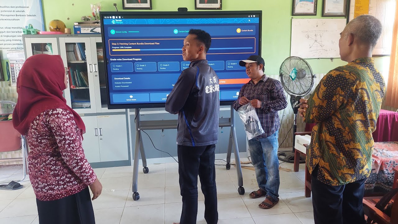 Merakit dan Mengoperasikan SMART TV Bantuan Dari Pemerintah