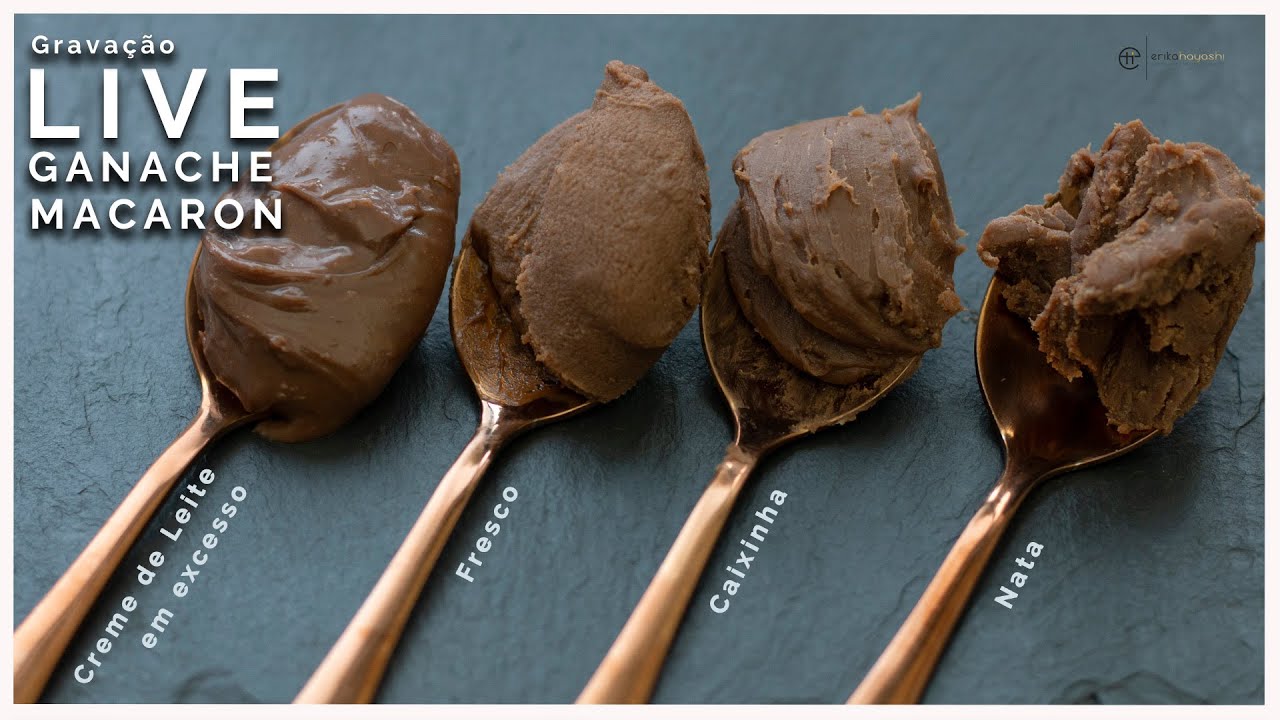 Ganache para Macaron | Gravação Live com a Chef Erika Hayashi