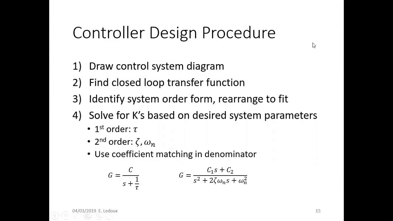 Controller Design