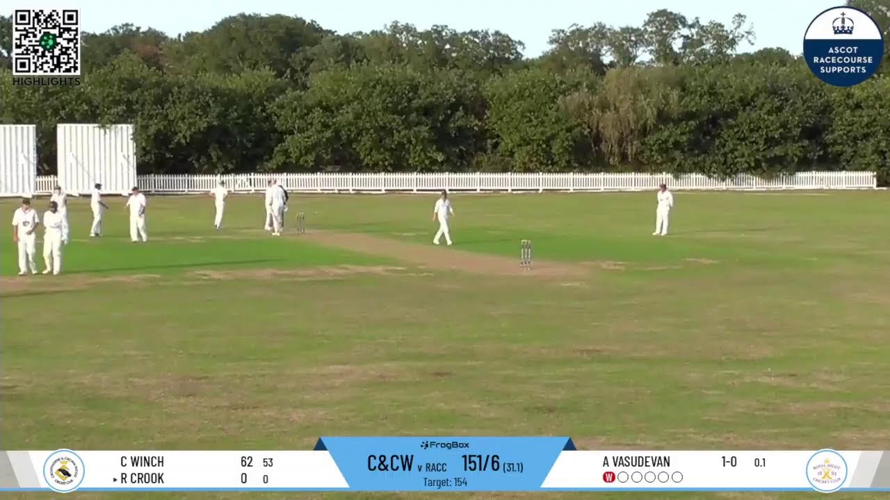 Royal Ascot CC Saturday 2nd XI v Crowthorne & Crown Wood CC 2nd XI