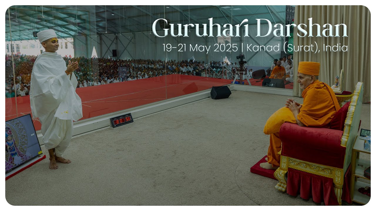 Guruhari Darshan, 19-21 May 2025, Kanad, Surat, India