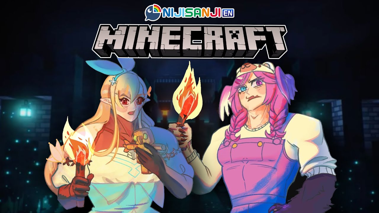 【MINECRAFT with @SelenTatsuki  】not afraid of the dark【NIJISANJI EN | Pomu Rainpuff】