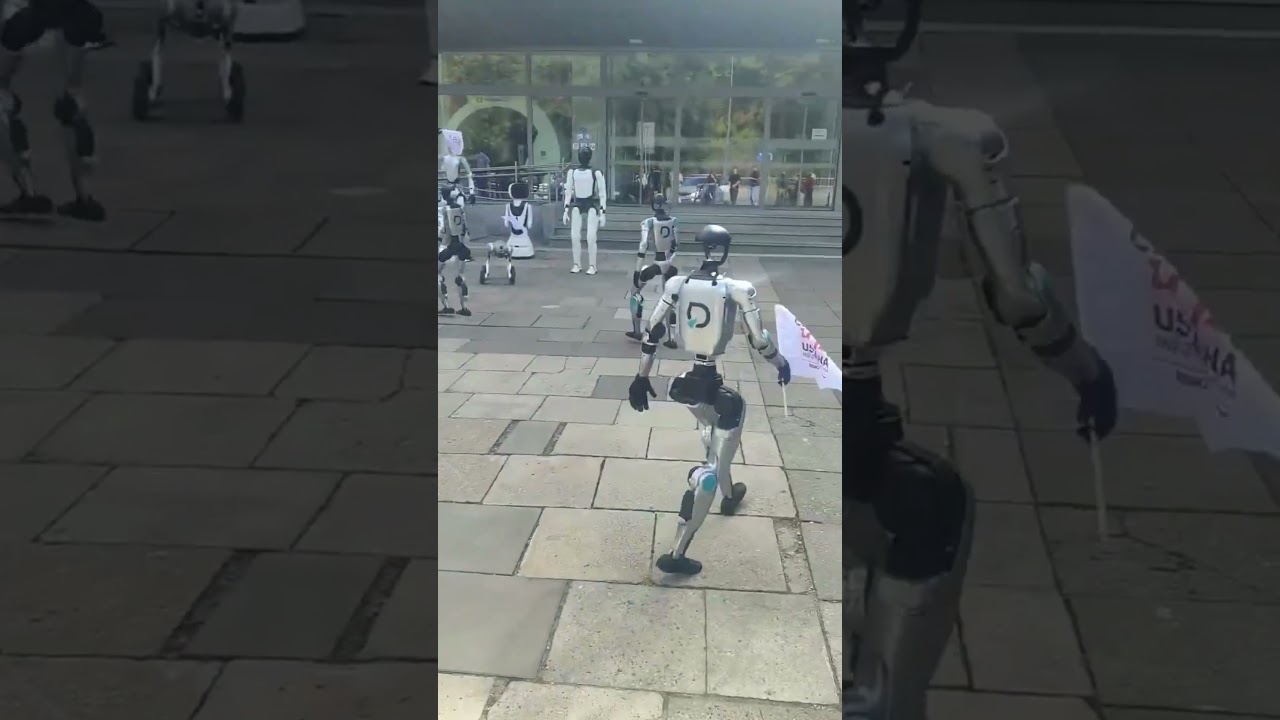 Strajk robot&oacute;w przed Ministerstwem Cyfryzacji