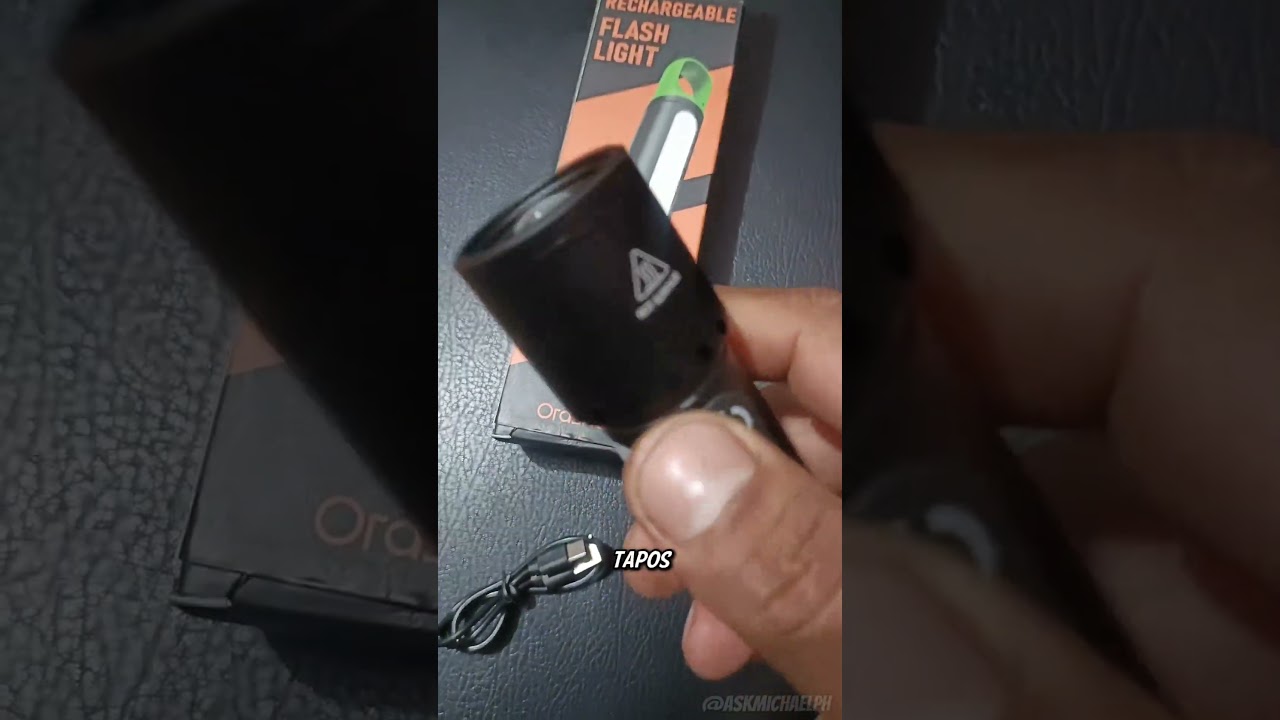 Presyong sulit, solid na quality  #orashareph #askmichaelph #techbudol #rechargeableflashlight
