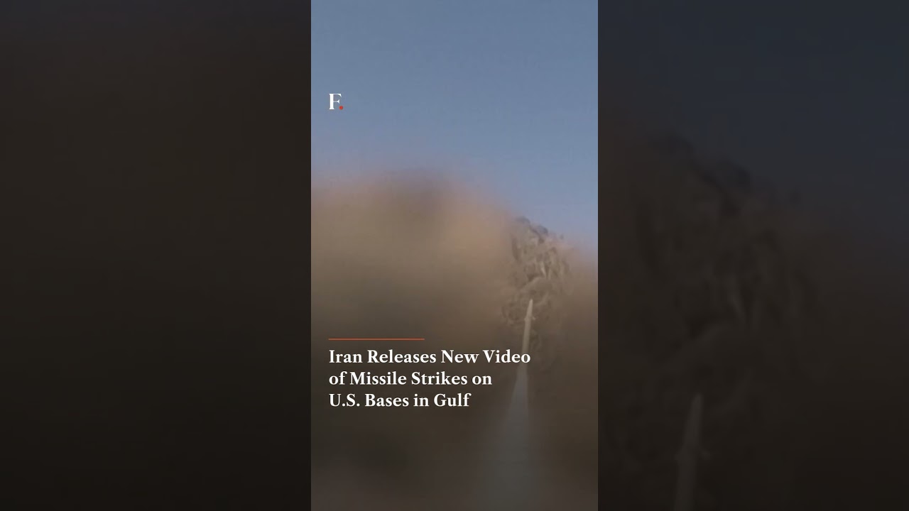 Iran Releases New Video of Missile Strikes on US Bases in Gulf