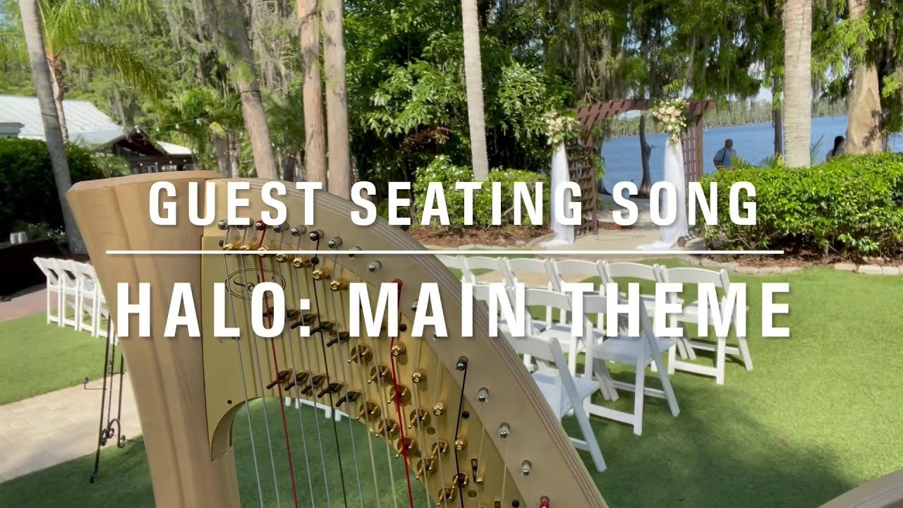 Paradise Cove wedding harpist / Halo Main Theme / Harp Cover / Orlando harp player