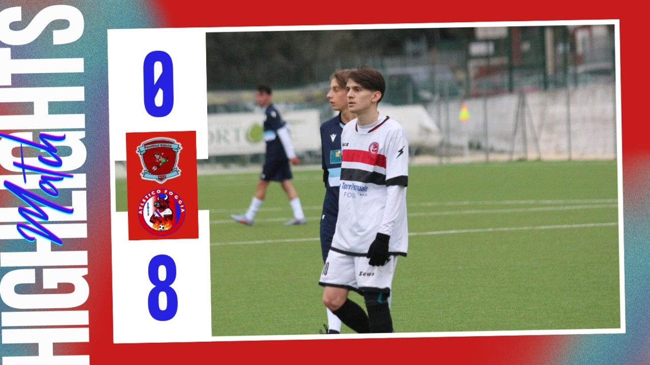 PESCHICI CALCIO - ATLETICO FOGGIA: 0 a 8 gli highlights