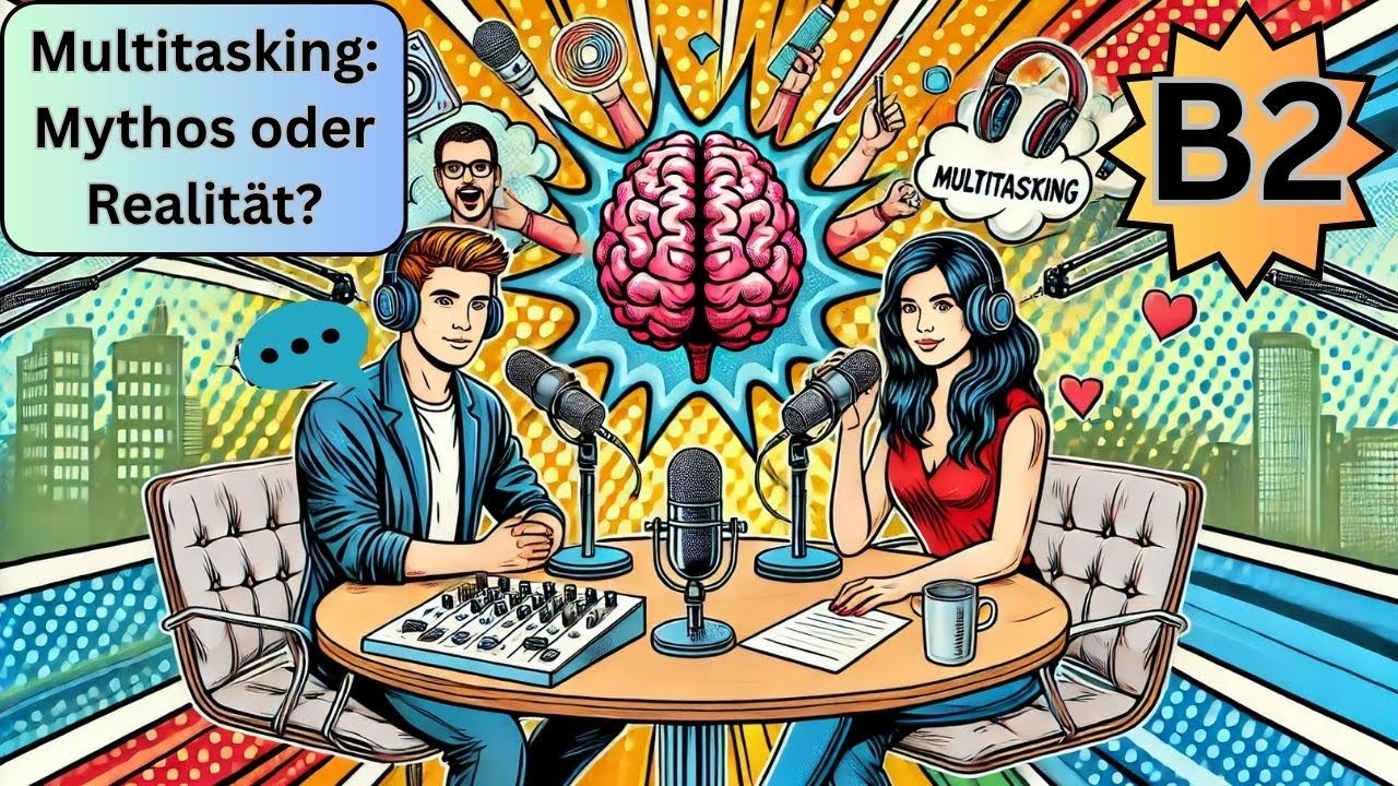 Multitasking: Mythos oder Realit&auml;t | Deutsch B2 | German B2 | Deutsch lernen durch Podcast