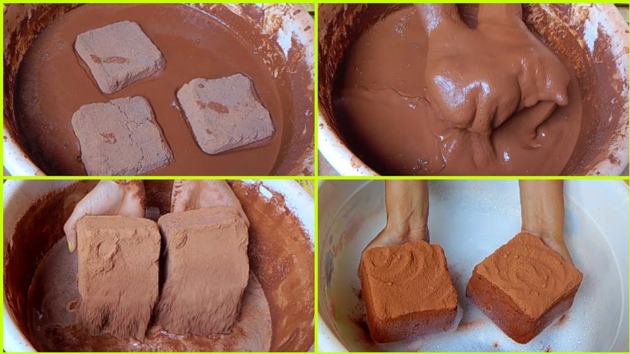 Asmr~ New Shapes Cute 🥰 Shapes Soft 🤤 Fog Water+ Dry Crumbling