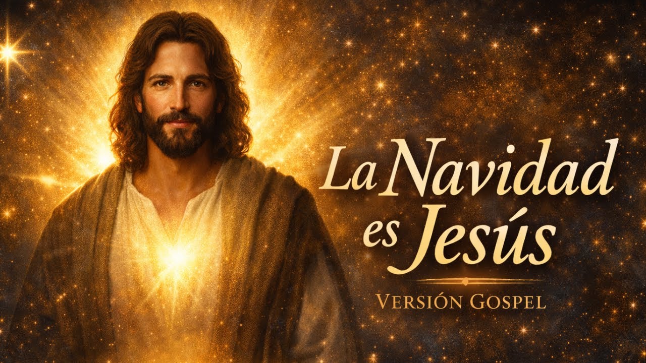 La Navidad es Jesús - GOSPEL | Canción Cristiana Original (Lyric Video)-Adoración Worship