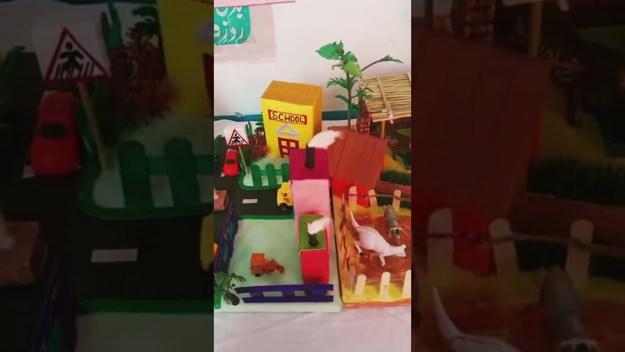 City life vs village life Model || A beautiful hand made