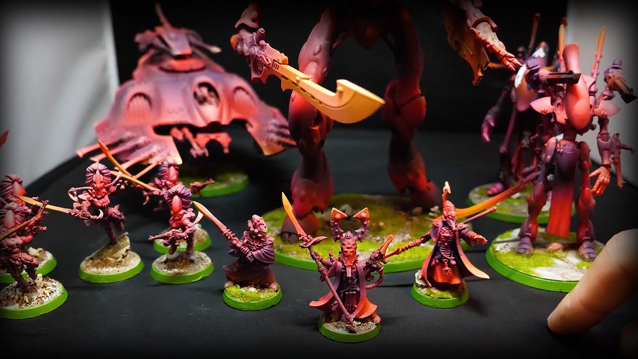Speed Painting 1000 Points of Eldar in One Day