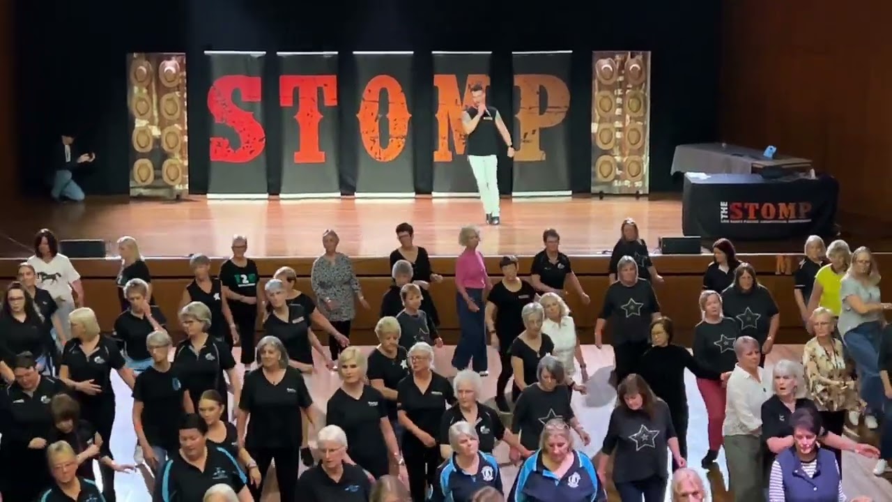 Die With A Smile Line Dance by Simon Ward @ THE STOMP 2024