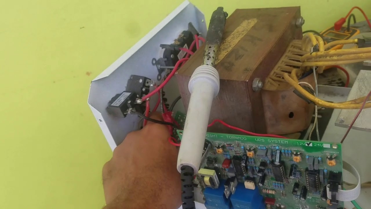 Reparando inversor con tarjeta tornado falla en el cargador