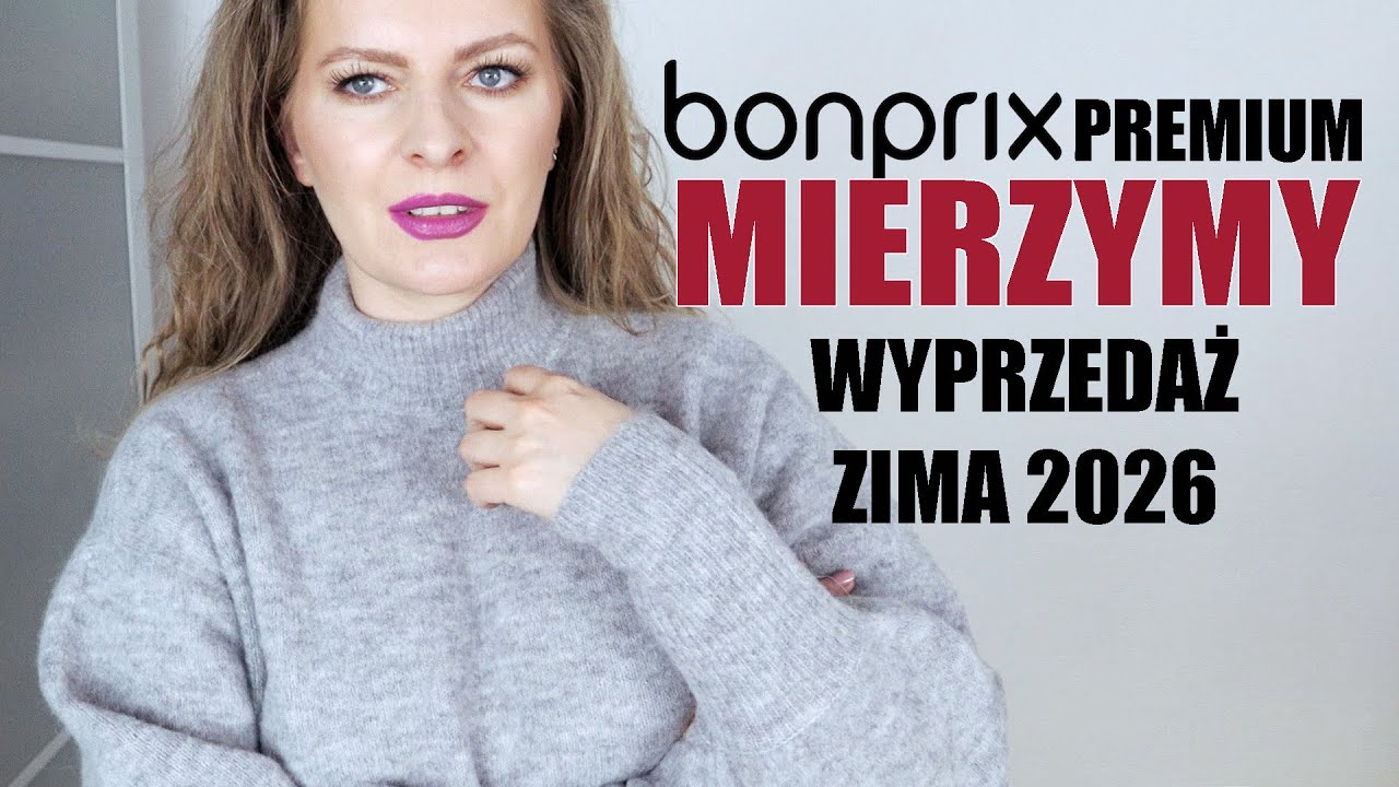 MIERZYMY BONPRIX PREMIUM ZIMA 2025/26 KASZMIR WEŁNA SKÓRA